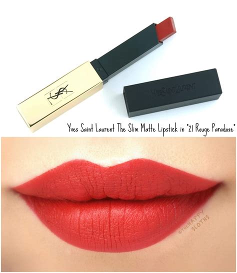 yves saint laurent rouge pur couture the slim review|ysl pur couture lipstick.